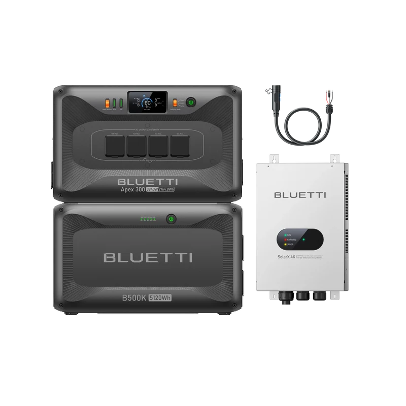 BLUETTI B500K+Apex 300+SolarX 4K